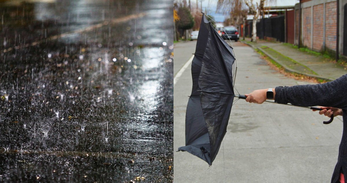 Avisos por viento y lluvia