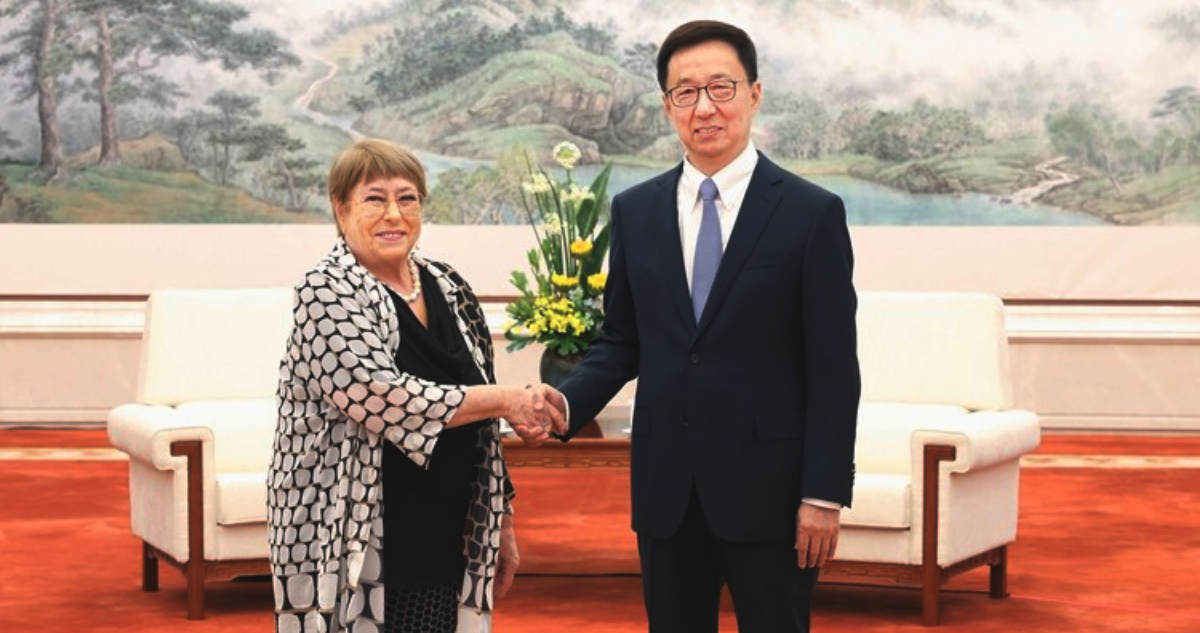 Bachelet concreta reunión con vicepresidente de China en busca de apoyo en su carrera por la ONU
