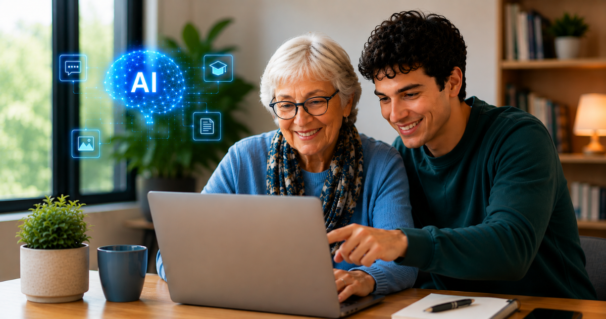 Lanzan 750 becas para mayores de 55 años para aprender de IA: revisa de qué tratan y cómo participar