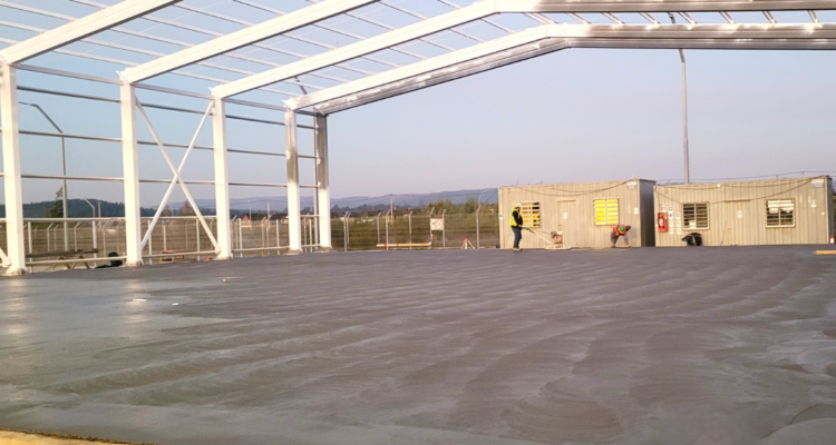 Nuevo hangar del Aeropuerto Carriel Sur | Cedida a BBCL