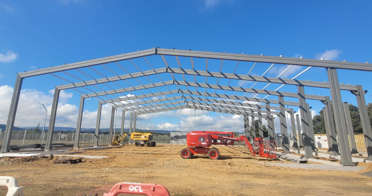 Bío Bío: construyen nuevo hangar de 1.720 m2 con alta tecnología para el Aeropuerto Carriel Sur