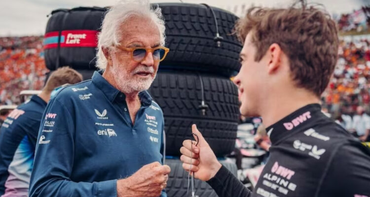 Briatore y Franco Colapinto en F1
