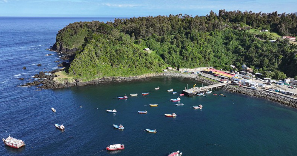 Un 40% de avance registra nueva caleta de pescadores de Bahía Mansa en San Juan de la Costa