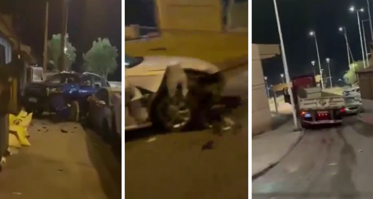 Camión choca 11 vehículos, una casa y deja grave a un peatón en Antofagasta: conductor estaba ebrio