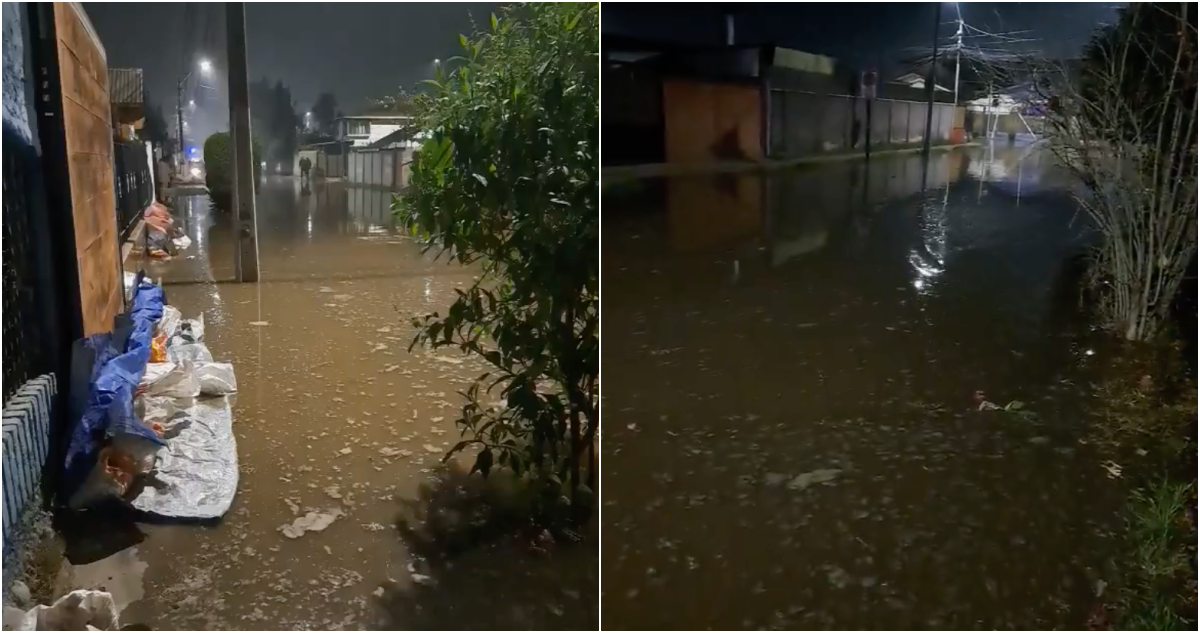 Colapsa canal de regadío en Padre Hurtado: 27 casas afectadas y al menos dos tienen daños severos