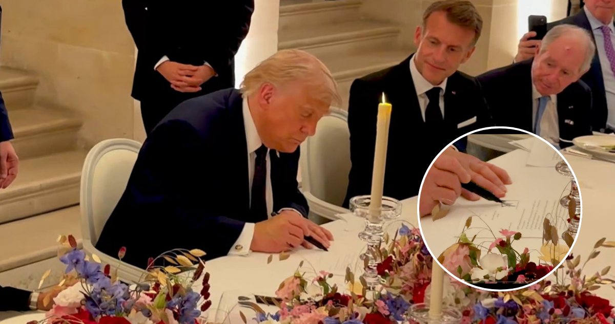 Es oficial: Trump firma en Francia el acuerdo de entendimiento con Irán que pone fin a la guerra