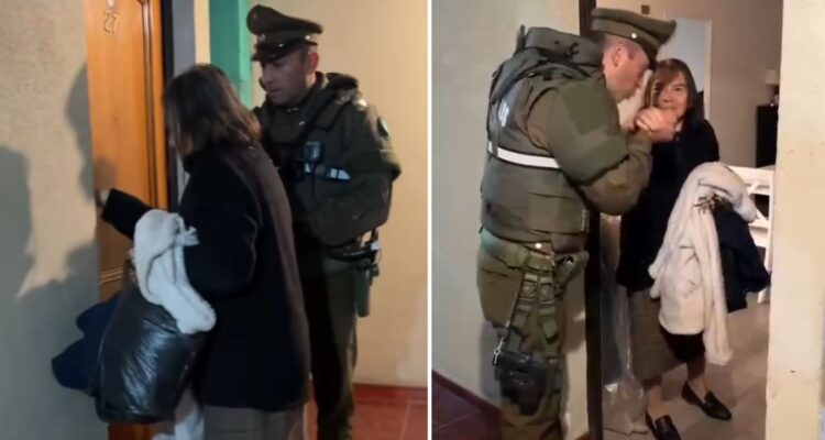 VIDEO | Carabinero se vuelve viral por ayuda a adulta mayor perdida a volver a su domicilio