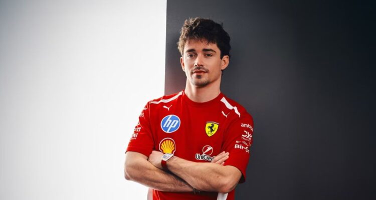 Charles Leclerc en Ferrari