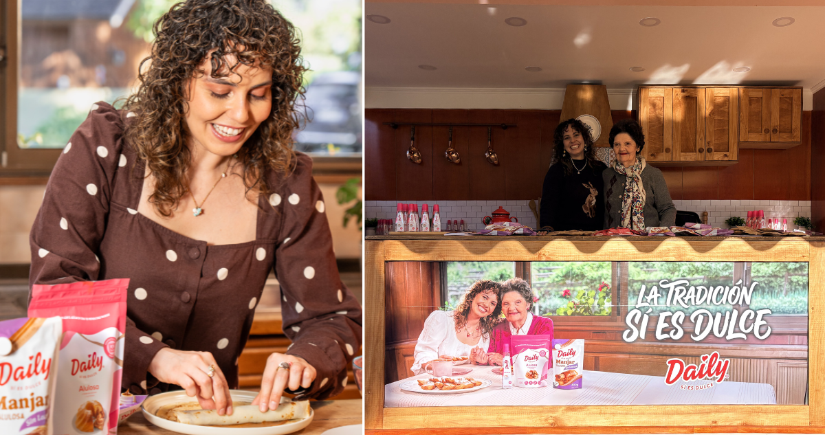Chef Caro Rocco y su abuela Noni lanzan recetario para cocinar dulces clásicos con productos Daily