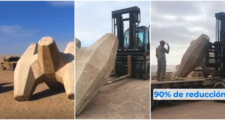 Chile instala tetrápodos en frontera con Perú y Gobierno reporta 90% menos de ingresos irregulares