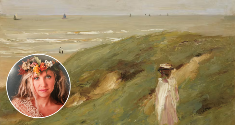 ‘Düne bei Nordwijk mit Kind’ de Max Liebermann en Sotheby’s | @debbiezoellner en Instagram