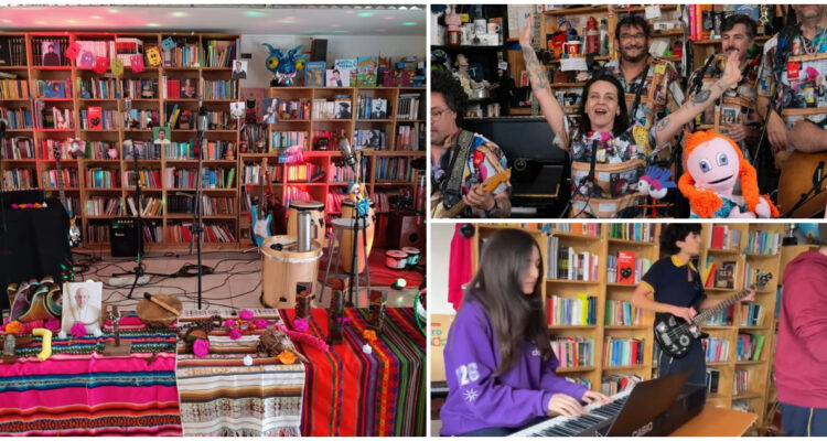 Colegio de Peñalolén replica escenario del Tiny Desk para darle una lección a sus alumnos