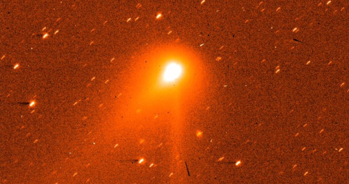 Foto del cometa 3I/ATLAS