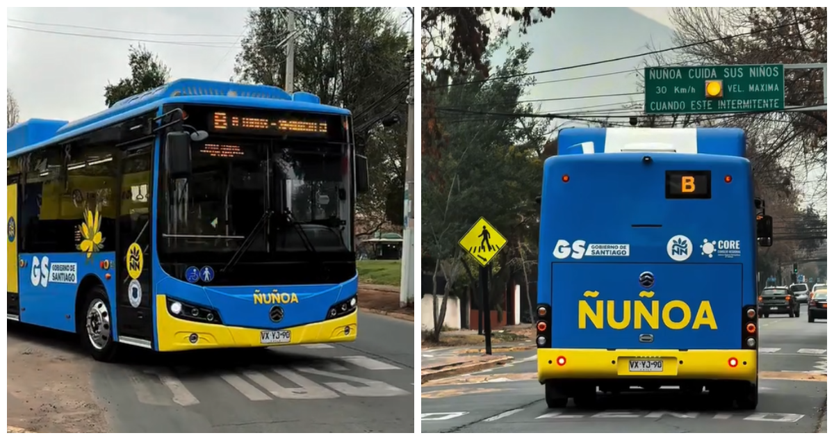Comienza marcha blanca de buses eléctricos gratuitos en Ñuñoa: revisa horarios y tramos de las rutas
