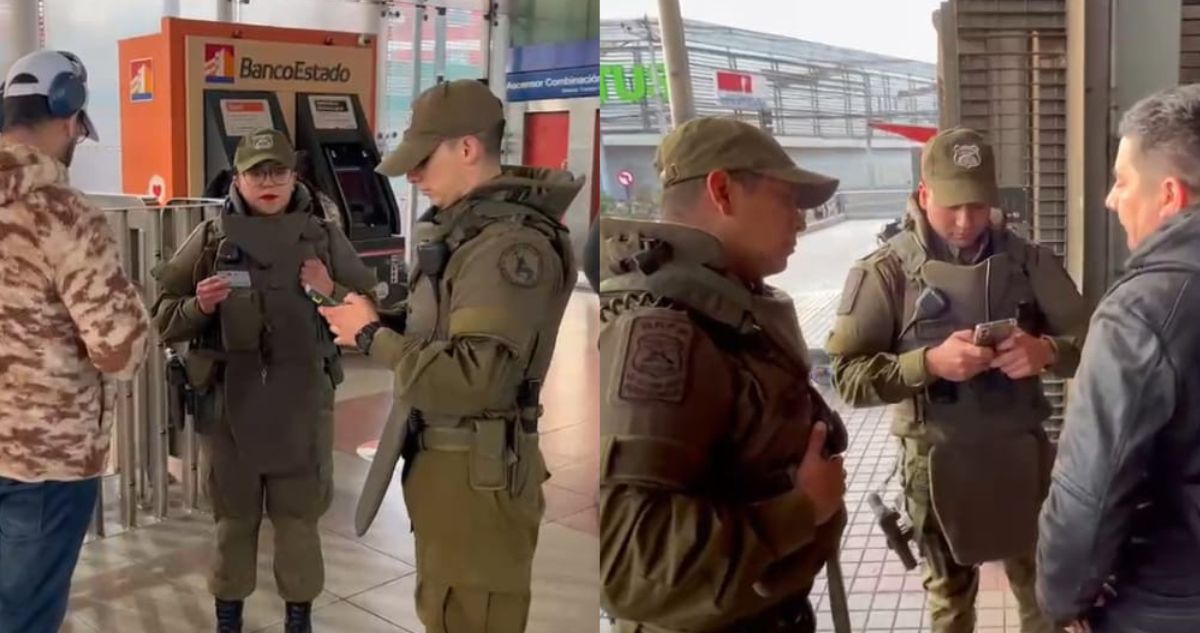 Controles de identidad aleatorios: Carabineros explica copamiento en estaciones del metro de Santiago
