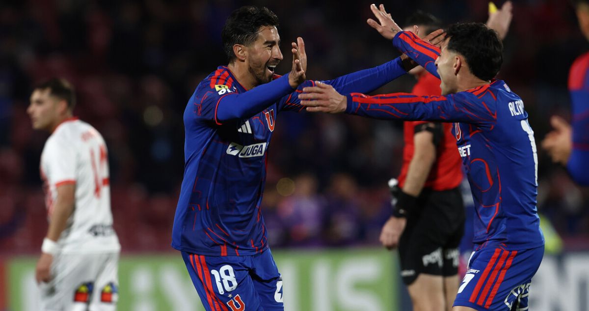 La U derrotó sin problemas a San Felipe por Copa Chile.