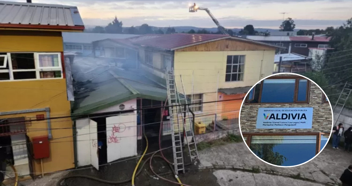 Corte acoge recurso contra SLEP de Valdivia por caso de escuela sin reconstruir desde incendio en 2023