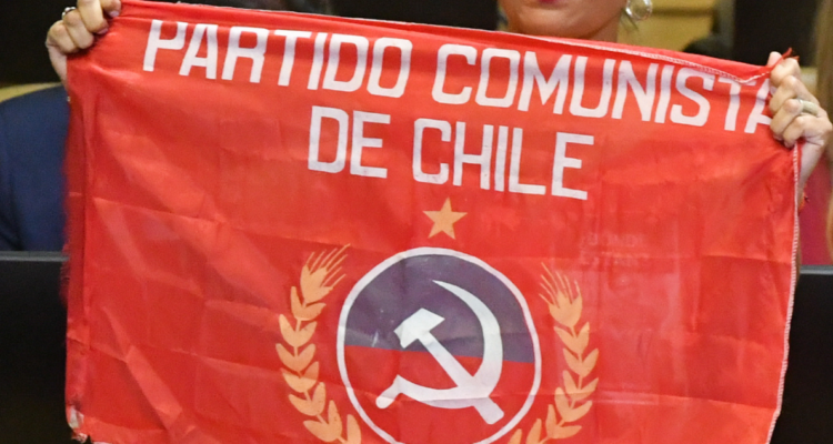 Bandera Partido Comunista de Chile