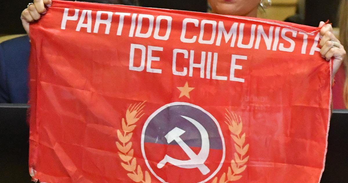 Bandera Partido Comunista de Chile