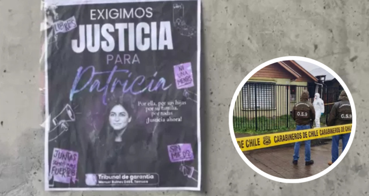 Afiche “Justicia para Patricia”, mujer víctima de femicidio.