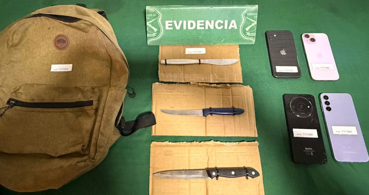 Cuatro adolescentes venezolanos detenidos por asalto en Las Condes: una víctima fue apuñalada