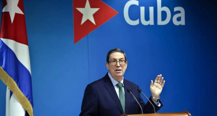 El canciller de Cuba, Bruno Rodríguez