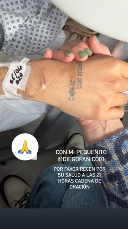 Preocupación máxima por Diego Pánico: sufrió trombosis en sus piernas y fue ingresado en la UTI