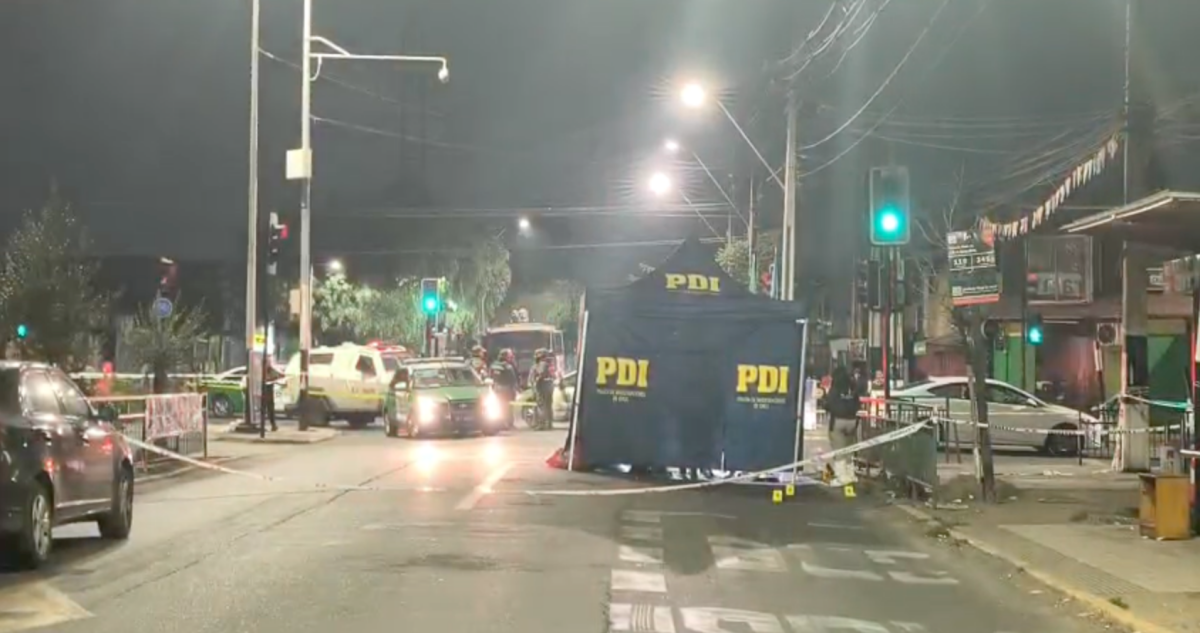 Ciclista mata a tiros a un hombre tras discusión en un paradero de Pedro Aguirre Cerda