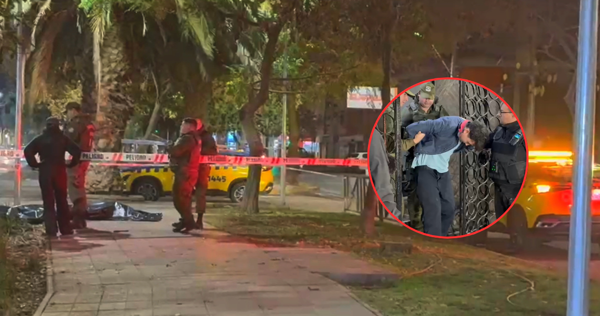 Hombre en situación de calle muere apuñalado en plena vía pública en Ñuñoa: hay un detenido