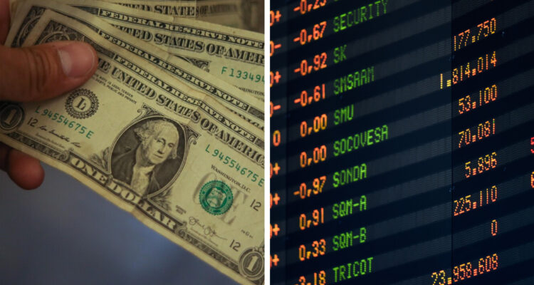 Dólar cae hacia los $900 y la bolsa en Chile repunta luego que Trump cancelara ataques a Irán