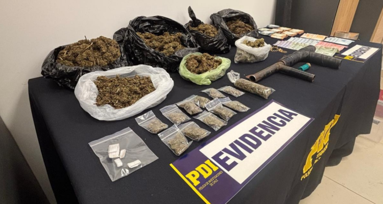 Desbaratan clan familiar de tráfico de drogas en Quilicura: se rearticuló tras detención del padre