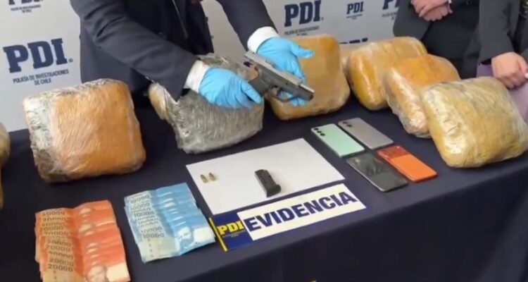Droga incautada en Valdivia