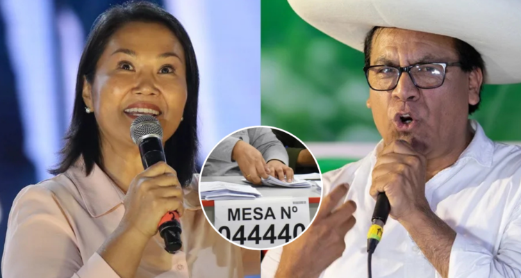 Perú procesa 100% de actas y espera resolver observaciones: Fujimori supera a Sánchez por 4.519 votos