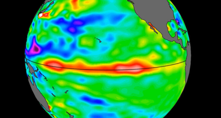 Foto de la onda Kelvin de El Niño