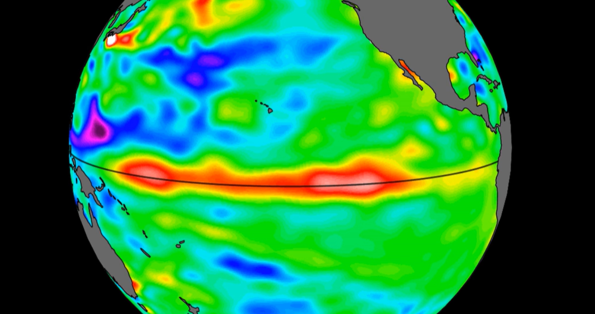 Foto de la onda Kelvin de El Niño