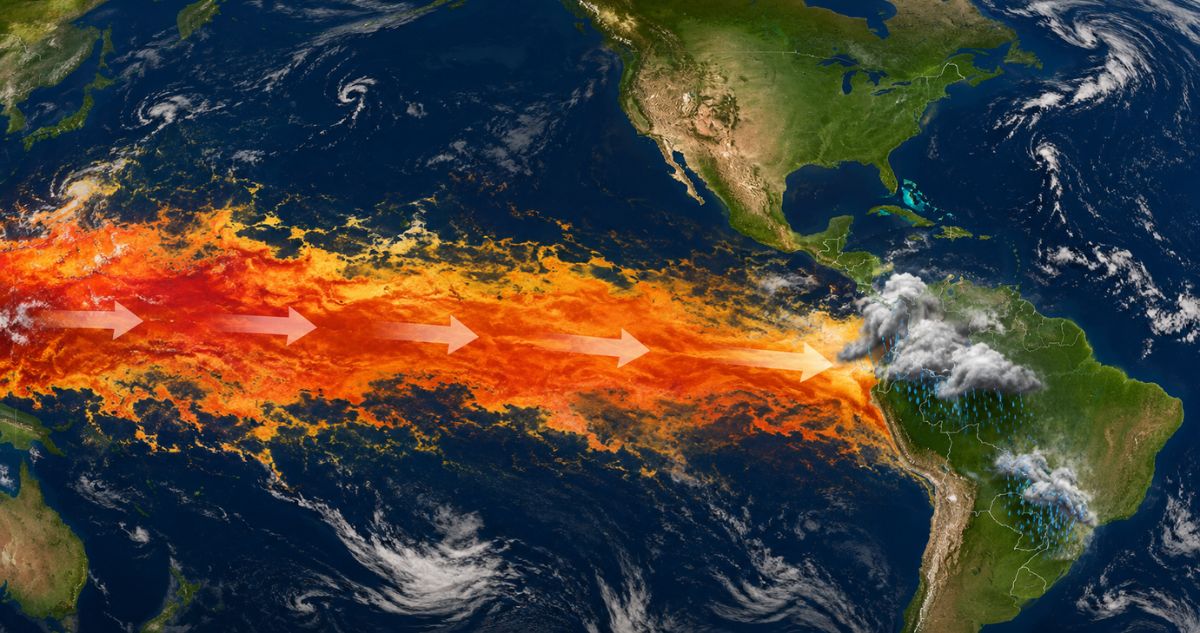 Gigante ola caliente de 14 mil kilómetros: una de las razones del 80% de probabilidad del “Super Niño”