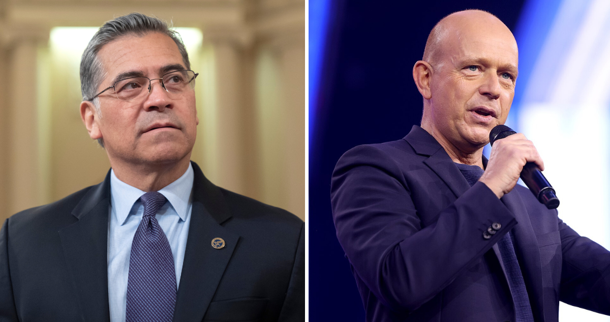 Xavier Becerra y Steve Hilton, primarias de California