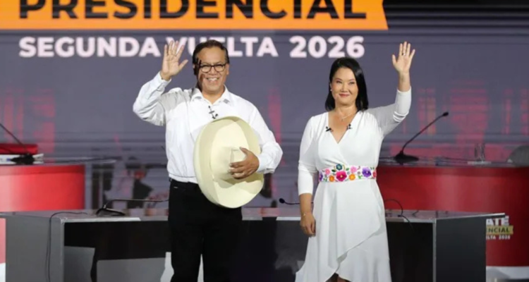 Roberto Sánchez y Keiko Fujimori