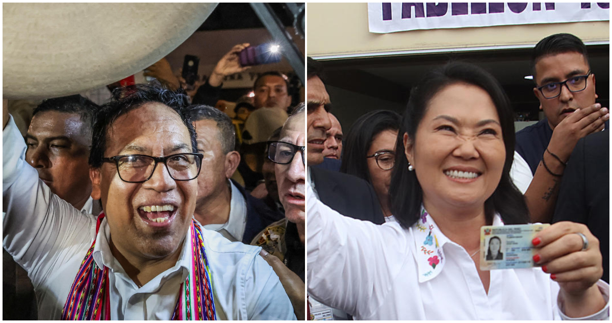 Roberto Sánchez y Keiko Fujimori