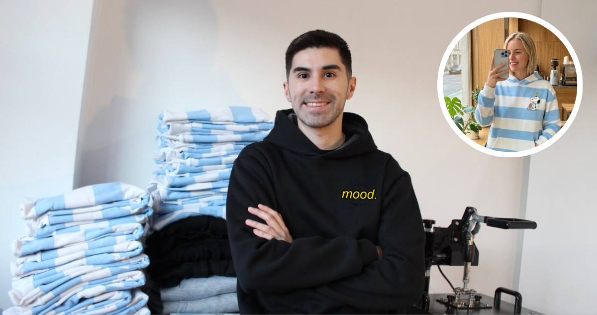 Javier Vergara, chileno emprendedor en Argentina con su marca Mood