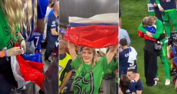 La esposa de Safanov, arquero del PSG, y una jugada maestra para burlar la prohibición a Rusia en la final de la Champions League