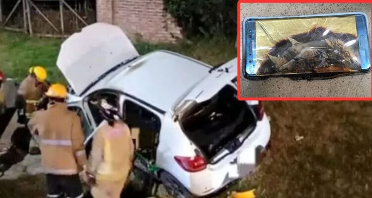 Trágica muerte de profesora en accidente de tránsito por explosión de su celular enluta a Argentina