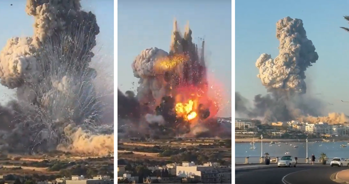 Reportan explosión en Malta
