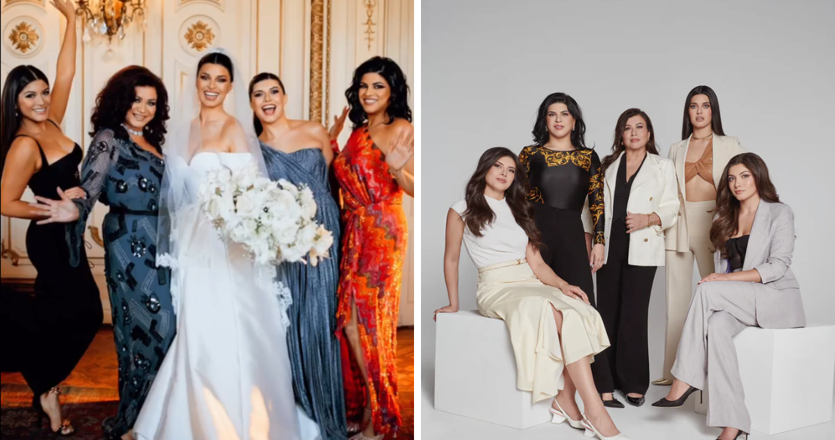 Francisca Guerrero y Valentina, Javiera, Belén y Amani Pichara, herederas de la empresa del mismo nombre
