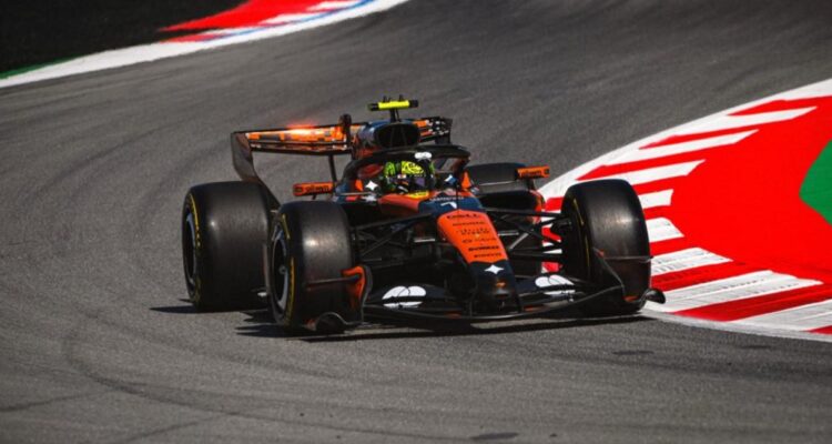 Lando Norris mandó en segundos libres del GP de Barcelona de Fórmula 1.