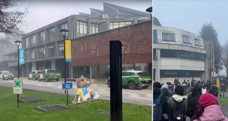 Amenaza de bomba obliga a evacuar campus de la Universidad Católica de Temuco