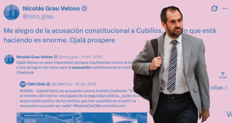 Las veces que Grau defendió acusaciones: apoyó AC contra Cubillos, Chadwick y expresidente Piñera