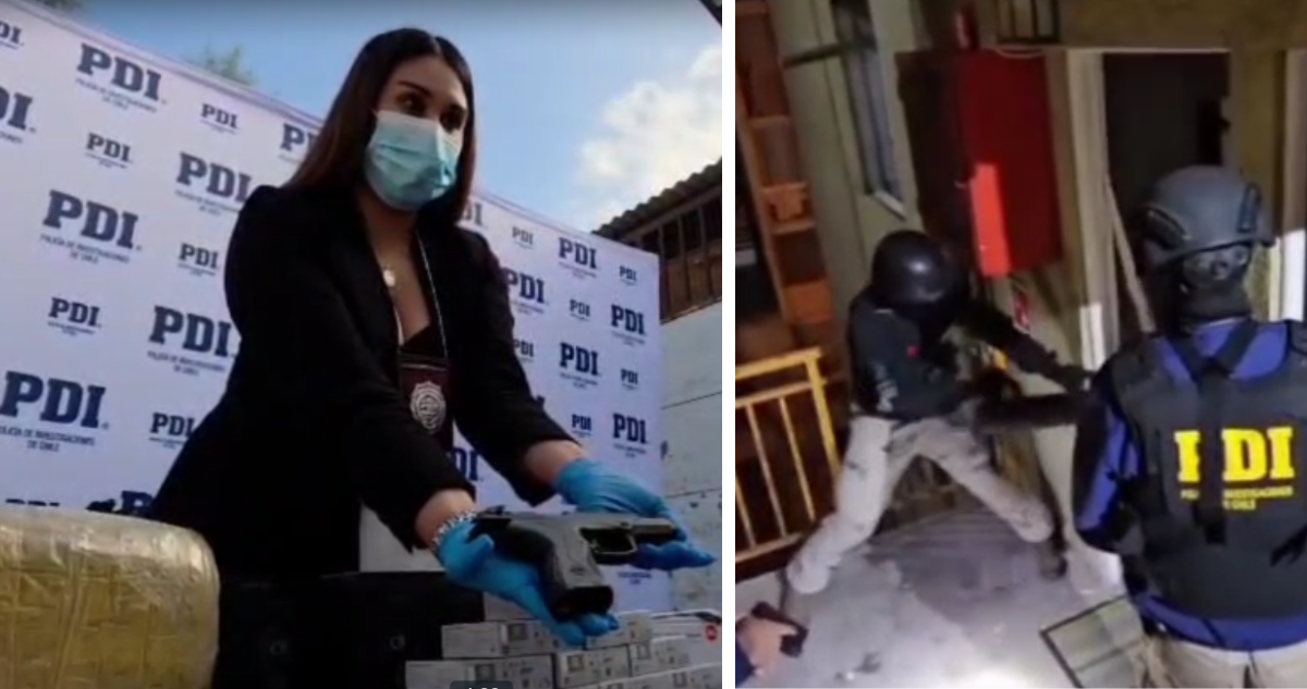 Incautan 618 kilos de droga a banda que operaba entre Tarapacá y la RM: avalúo es de 3 mil millones