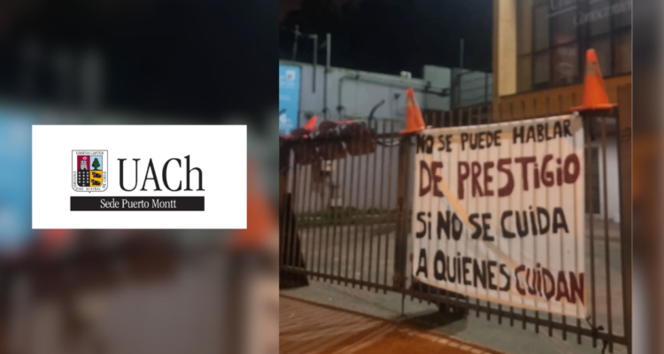 Estudiantes se toman la Facultad de Medicina de la UACh en Puerto Montt y endurecen movilización