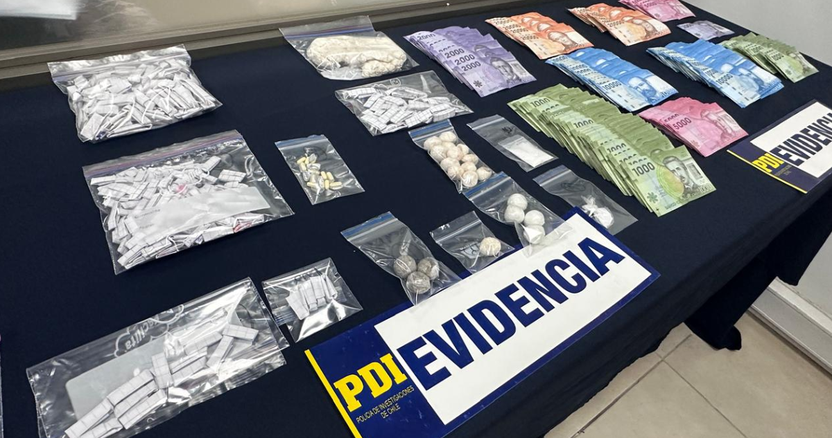 Cinco detenidos deja nuevo operativo antidrogas en población Montahue de Penco: 5 mil dosis incautadas